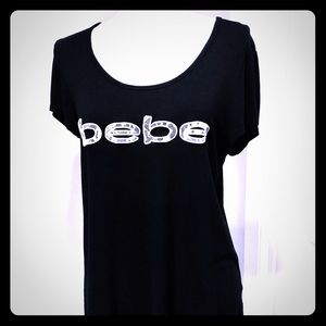Bebe Sport Scoop Neck T-shirt